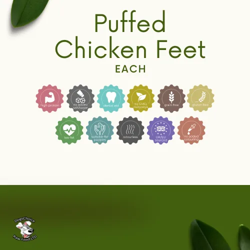 Puffed White Chicken Feet - Image 2