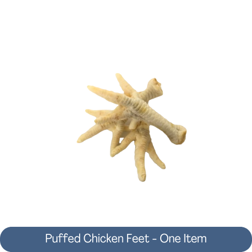 Puffed Chicken Feet – ONE ITEM