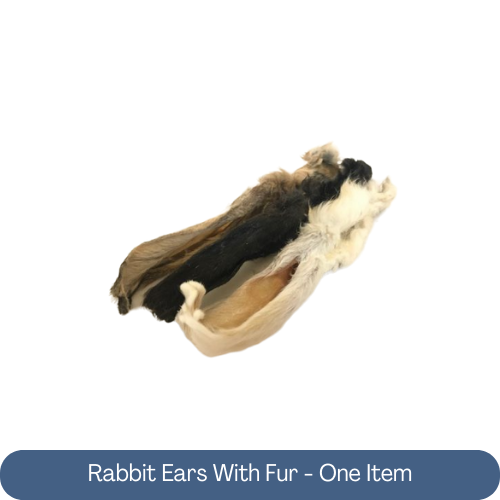 RABBIT EARS WITH FUR – ONE ITEM