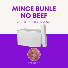 Mince Bundle 20 x 500g – No Beef