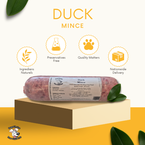 Duck mince for dogs best sale
