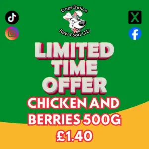 LIMITED TIME OFFER - CHICKEN & BERRIES £1.40
